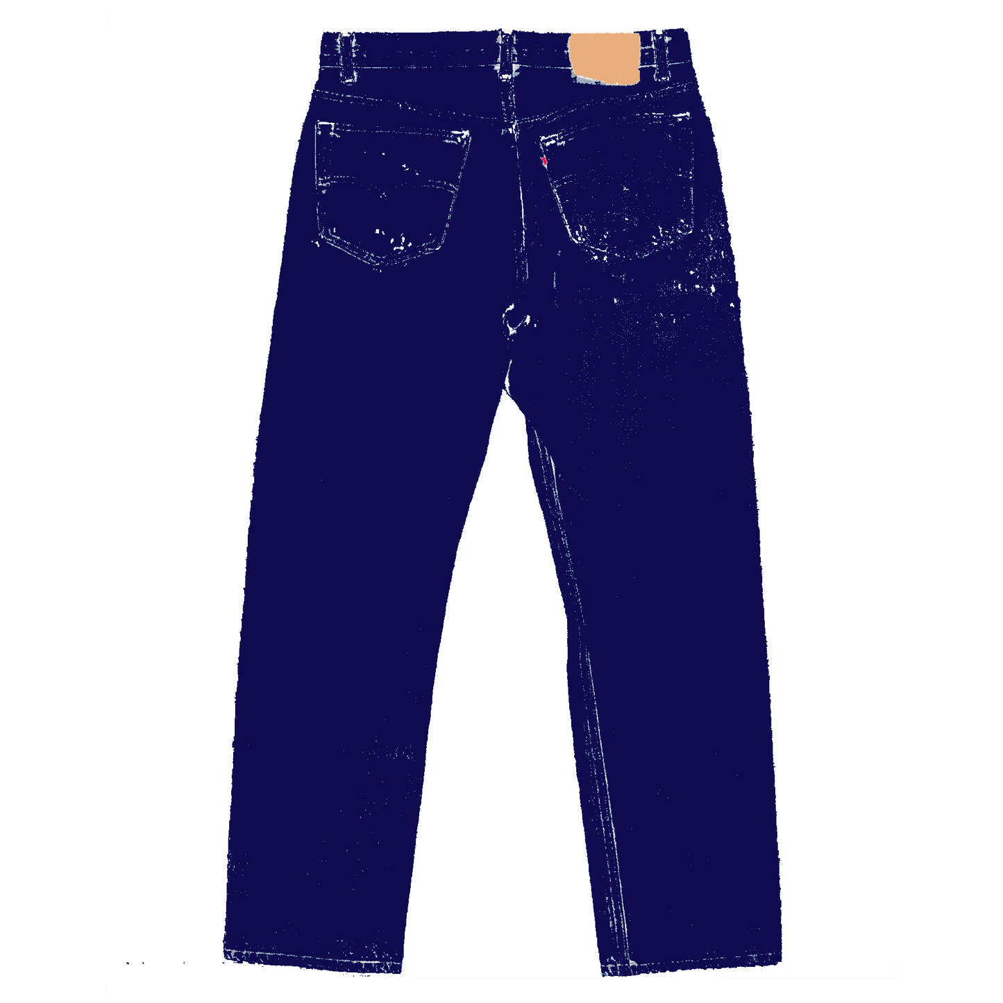 VINTAGE DARK WASH LEVIS 501 JEANS MADE IN USA