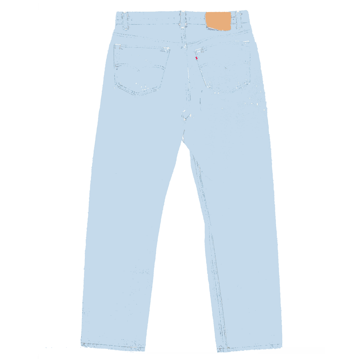 VINTAGE LIGHT WASH LEVIS 501 JEANS MADE IN USA