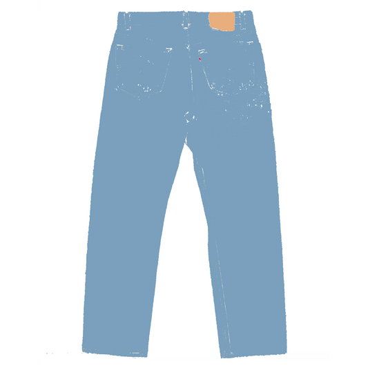 VINTAGE MEDIUM WASH LEVIS 501 JEANS MADE IN USA