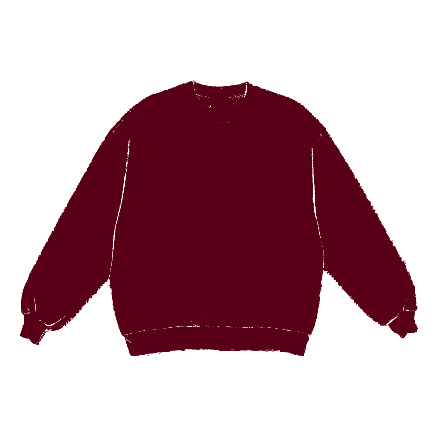 VINTAGE MAROON CREWNECK SWEATSHIRT MADE IN USA