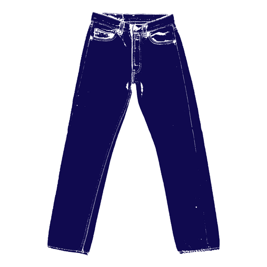 VINTAGE DARK WASH LEVIS 501 JEANS MADE IN USA