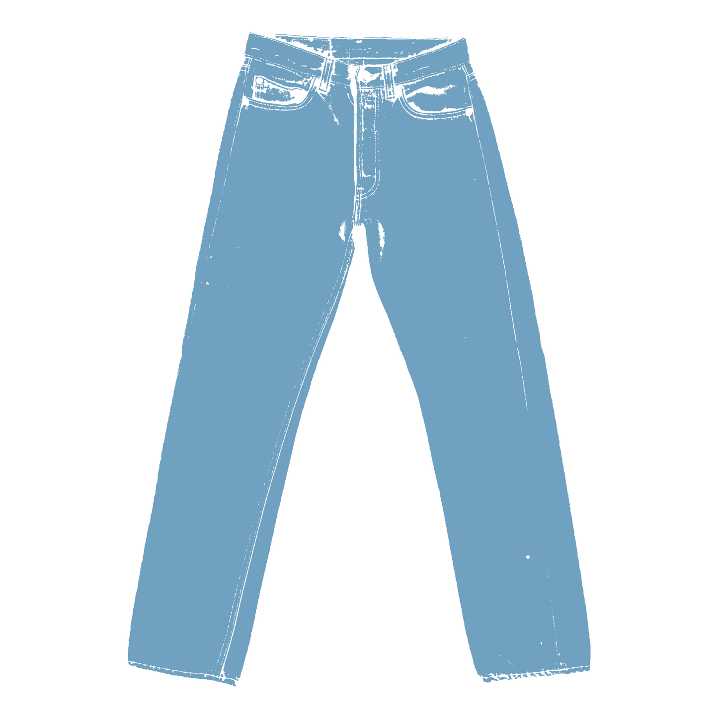 VINTAGE MEDIUM WASH LEVIS 501 JEANS MADE IN USA