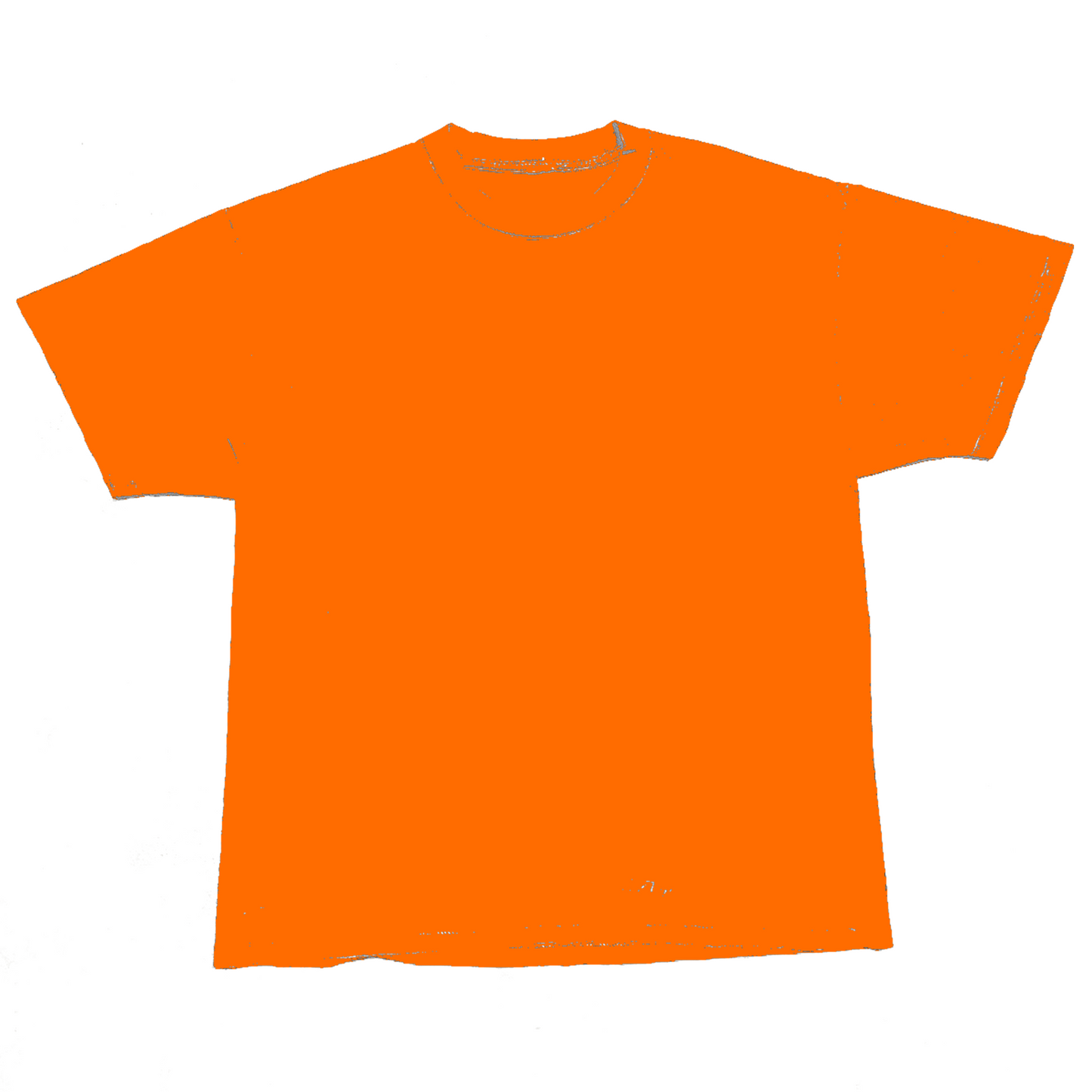 VINTAGE ORANGE SINGLE STITCH TEE