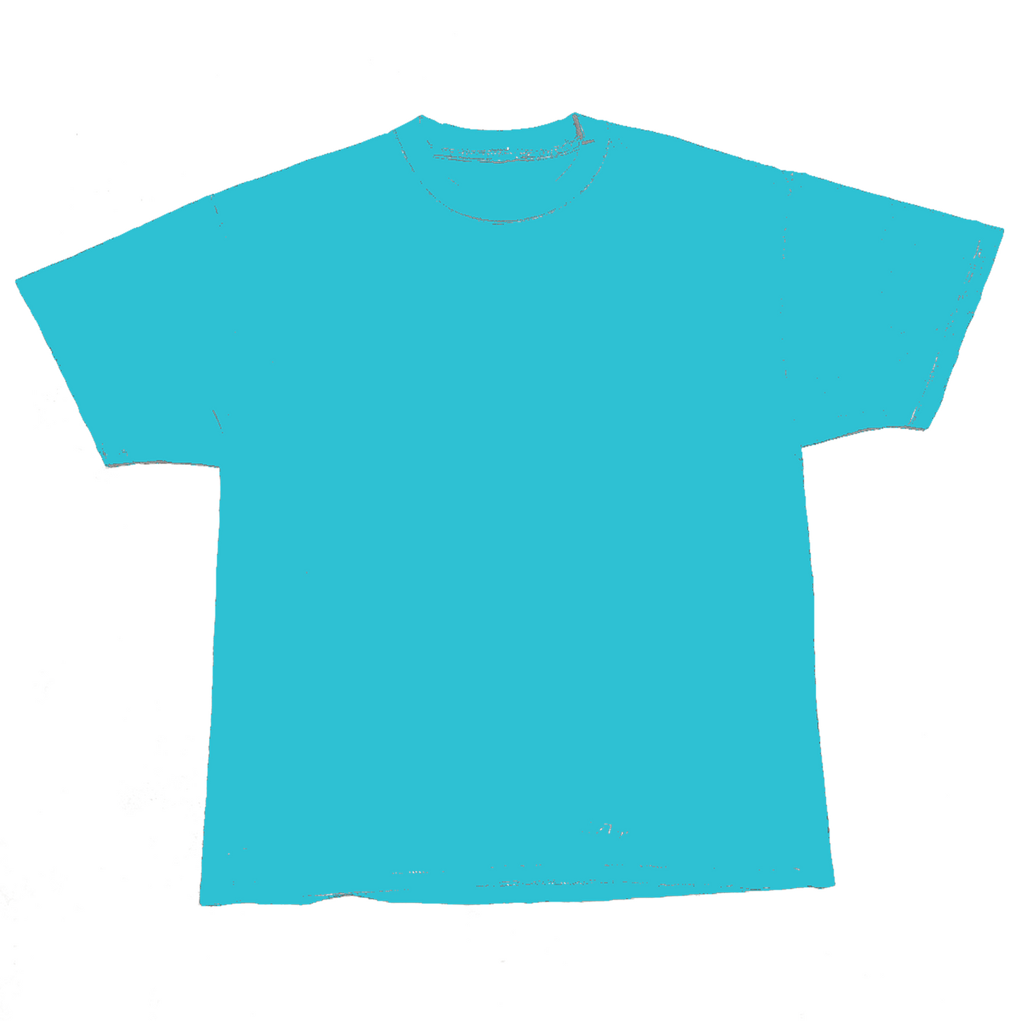 VINTAGE TEAL SINGLE STITCH TEE