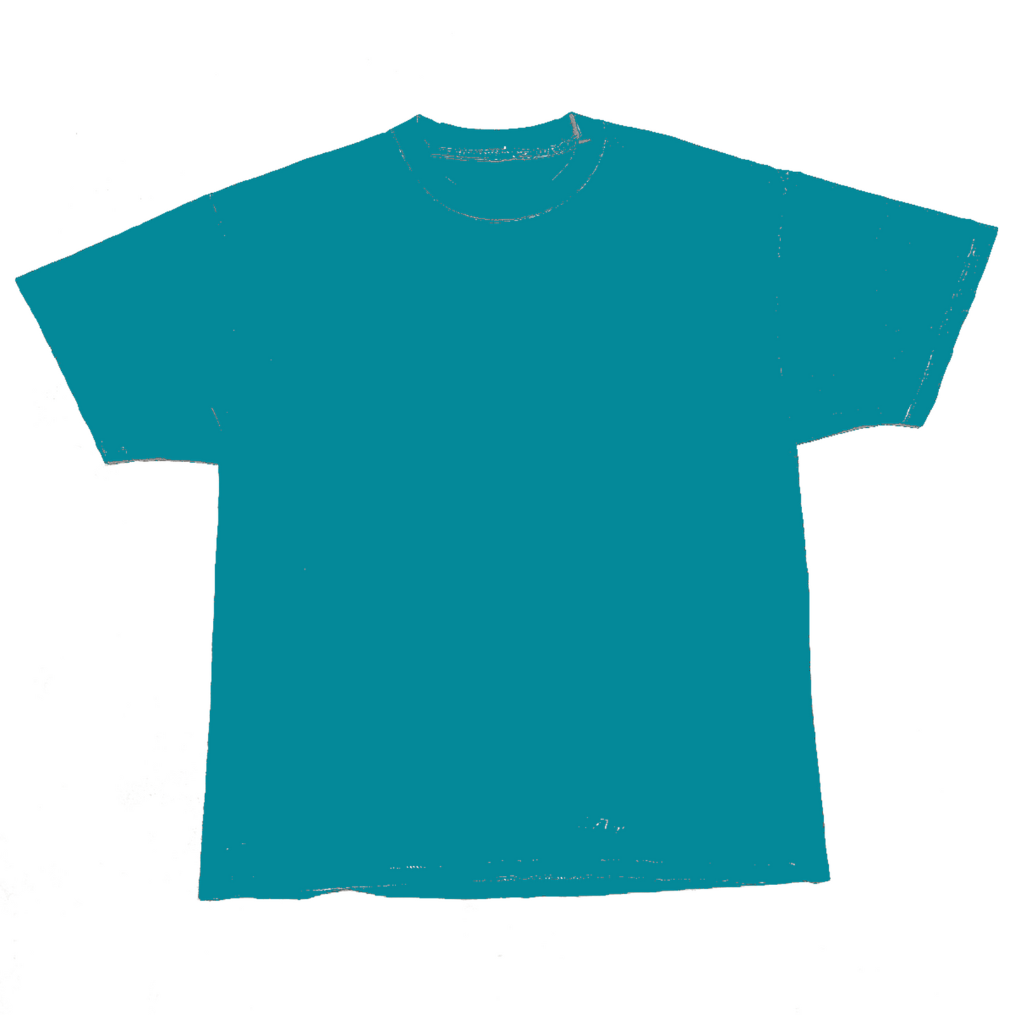 VINTAGE TURQUOISE SINGLE STITCH TEE