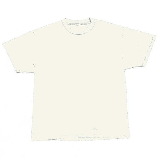 VINTAGE 100% COTTON WHITE SINGLE STITCH TEE
