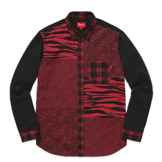 2016 ANIMAL PATCHWORK TWILL SHIRT
