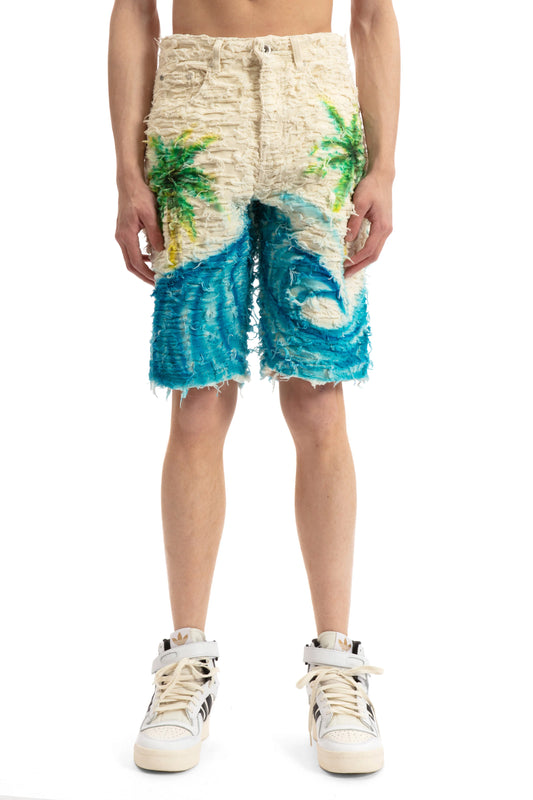 FARLEY HILL HUSK DENIM SHORT
