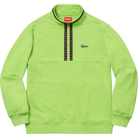 2018 OVERDYED HALF ZIP SWEATSHIRT