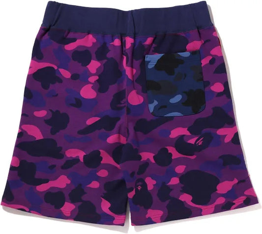CRAZY CAMO SHARK SWEAT SHORTS