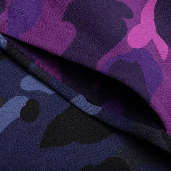 CRAZY CAMO SHARK SWEAT SHORTS